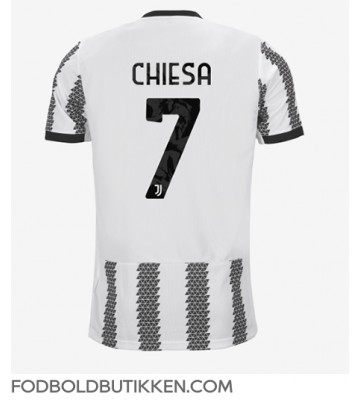Juventus Federico Chiesa #7 Hjemmebanetrøje 2022-23 Kortærmet